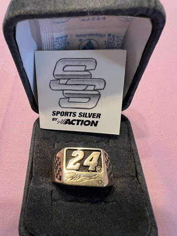 Jeff Gordon #24 Ring .925 SS by Action Performance Cover