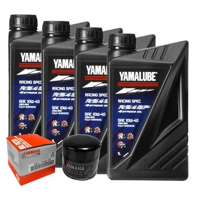 MF6736 Tagliando Yamaha R1 mod 2007/2024 - 4L Olio Yamalube RS4GP 10W40 + Filtro - Immagine 1 di 4