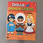 Livre de poupées en papier vintage Dolls of Other Lands - Myers - 1963 Whitman Publishing