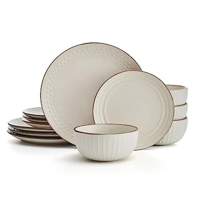 pfaltzgraff Janelle 12 Pc Dinnerware Set Beige - Image 1 of 4
