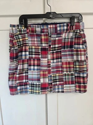 Falda corta de retazos caqui británico talla 10 paquetes 100 % algodón Foto 1 de 4