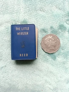 1957 The Little Webster World's Smallest Dictionary Miniature Book - Picture 1 of 12