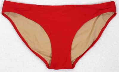 Parte inferior de bikini Old Navy para mujer texturizada roja lisa talla grande Foto 1 de 4