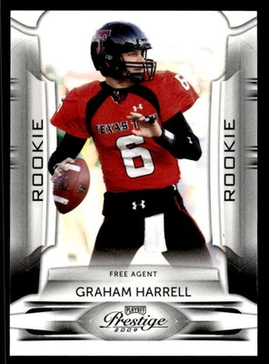 Graham Harrell 2009 Playoff Prestige Red Jersey #140b Texas Tech ESE - Image 1 of 2
