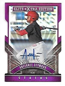 ANFERNEE SEYMOUR 2015 ELITE EDIZIONE EXTRA AUTOGRAFI STATUS PURPLE DIE CUT #183 - Foto 1 di 1