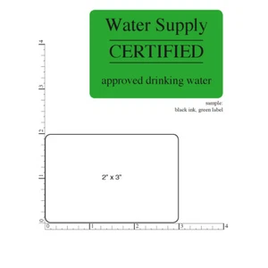 Individuell bedruckte Etiketten, 2" x 3" Rechteck 5000 Geschäftsprodukt Aufkleber, auf Rolle - Bild 1 von 4