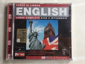 CORSO DI LINGUA ENGLISH CDTECA PANORAMA CD-ROM PC SIGILLATO - Imagen 1 de 2