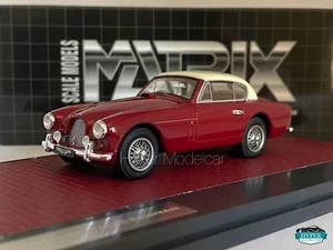 MATRIX SCALE MODELS 1/43 ASTON MARTIN DB2/4 MKII F 1956 MAROON/WHITE  MX40108-04 - Picture 1 of 3