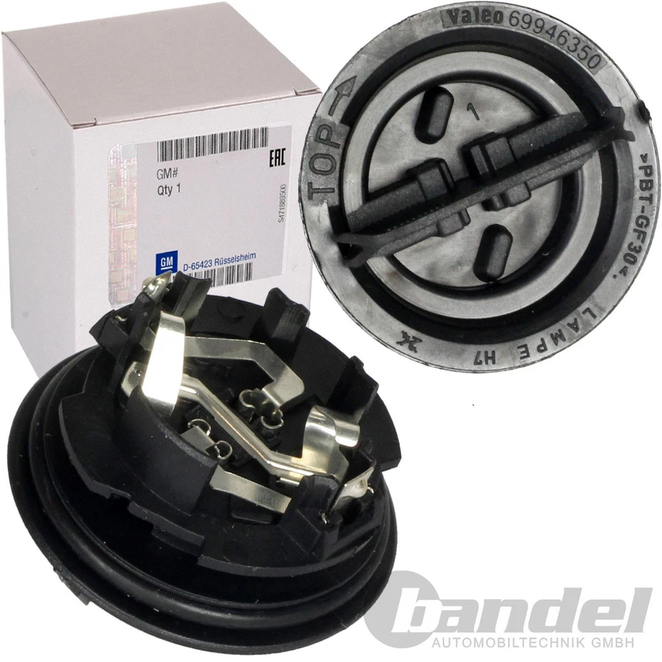 2x ORIGINAL LAMPENFASSUNG H7 VALEO SCHEINWERFER passend für OPEL CORSA C MERIVA - Bild 1 von 1