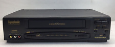 Symphonic VHS VR-60WF VCR Video Cassette Recorder 4 Head Hi-Fi Stereo - Tested