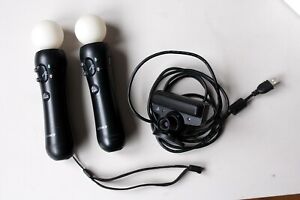 PS3 Sony Playstation 3 4 PlayStation Move Starter Pack 2 Controller + Kamera