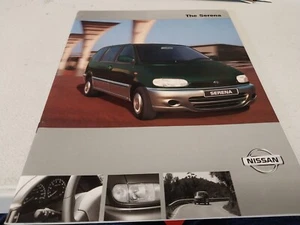 Folleto de ventas Nissan Serena 1999 Reino Unido - Imagen 1 de 5