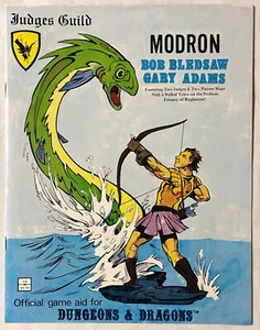 Modron (Dungeons and Dragons) Paperback Bob Bledsaw Gary Adams RPG Judges Guild - Bild 1 von 1