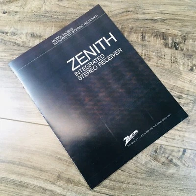 Zenith MC6020 Integrated Stereo Receiver Operators Parts Manual Catalog Assembly - Image 1 of 2
