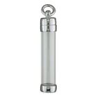 Pendant Rhodium-plated screw-topped glass tube Sterling Silver