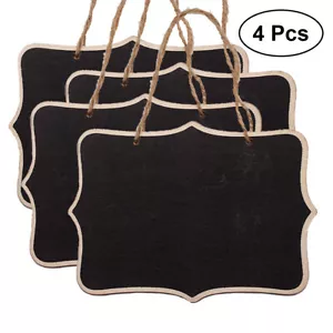Hanging Blackboard Double Sided C Table Number Place Tag Message Board - Picture 1 of 8