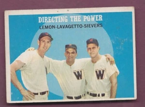 1959 TOPPS BASEBALL #74 DIRECTING THE POWER LEMON SIEVERS .99 SHIP T770 - Picture 1 of 2
