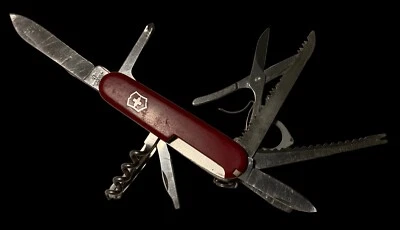 VTG Victorinox Switzerland Stainless Rostfrei Swiss Army Knife Officer Suisse - Image 1 of 4