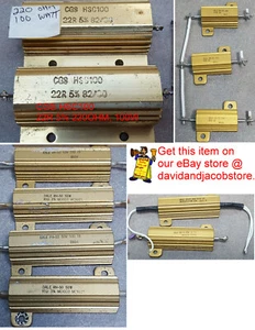 11 of DALE RH Resistors, CGS HSC100, RH-50, RH-25, RER55F5110M. - Picture 1 of 5