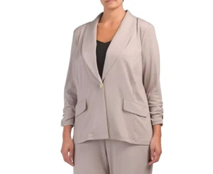 NEU KASPER GRAU JERSEY KARRIERE JACKE GRÖSSE 2X DAMEN $ 99 - Bild 1 von 2