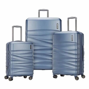 American Tourister Tranquil 3-Piece (28,24,20) Spinner Hardside Set Slate Blue - Picture 1 of 3