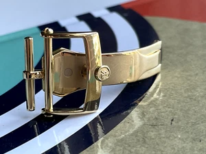 Cierre de hebilla Chronoswiss original de oro amarillo de 18 quilates plegable sin usar - Imagen 1 de 6