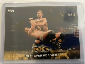 TM61 The Revival Topps NXT 2018 /50 Numbered Wrestling Trading Card Parallel WWE - Picture 1 of 1