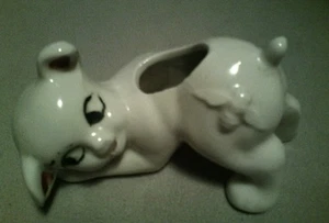 SHAWNEE Pig Planter Figurine Vintage Collectible Pottery Bee On Leg Vase 7" RARE - Picture 1 of 9