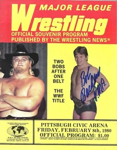 EB421 Backlund Putski Santana signed Vintage Wrestling Magazine w/COA - Picture 1 of 5