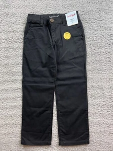 Cat & Jack Boy's Size 5 Straight Chino Pants Black - Picture 1 of 8
