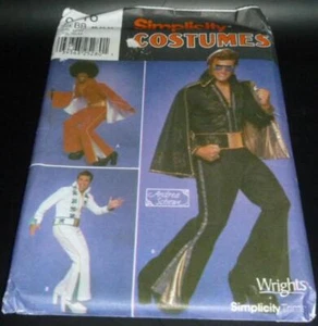 Elvis Presley Osmond Motown Jumpsuit Cape Las Vegas Costume Sewing Pattern 40-44 - Picture 1 of 4