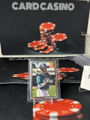 2019 BOWMAN CHROME HERITAGE  PROSPECTS 1953 JULIO RODRIGUEZ RC MT 53CP 18 - Image 1 of 4