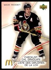 2005-06 Upper Deck McDonald's Wade Redden #CG3