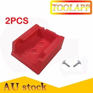 2PCS battery holders mounts brackets For Milwaukee M18 tool battery+ 4PCS Screw - Bild 1 von 3