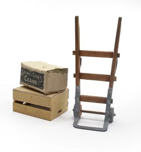 1/12th Scale Dolls House Vintage Working Sack Truck KS102 - Picture 1 of 4