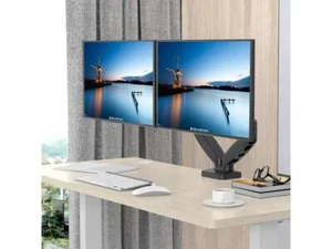 Montaje de monitor doble Rosewill, de 15 a 32 pulgadas cada brazo tiene capacidad para 4,4 a 19,8 libras - Imagen 1 de 6