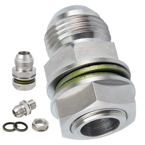 Turbo Oil Pan Return / Drain Plug Adapter Fitting 10AN No Welding Steel l- NewNf - Picture 1 of 10