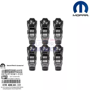11-2024 JEEP DODGE CHRYSLER 3.6L PENTASTAR ROCKER ARMS 5184296AH 6pcs MOPAR OEM - Picture 1 of 7
