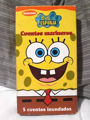 RARE 2003 Bob Esponja - Cuentos Marineros (Latin America, Mexico Import) VHS - Image 1 of 4