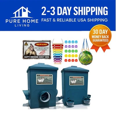 Juego automático de alimentación y riego de pollos - Diseño sin residuos para propietarios ocupados Foto 1 de 4