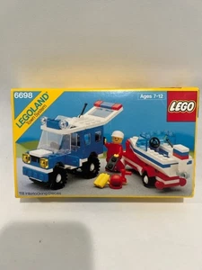 Lego Legoland Set 6698 Wohnmobil Truck & Boot Schnellboot Trailer, Lake Bay Ocean Boating - Bild 1 von 1