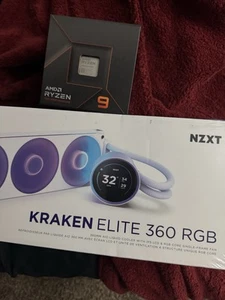AMD 7950x CPU + Kraken Elite 360 Aio Combo - Afbeelding 1 van 2