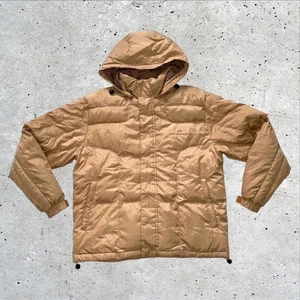 Vintage Balenciaga Puffer Jacket Men's Gold Bronze Coat Authentic 90s Size 3 S/M - Picture 1 of 4