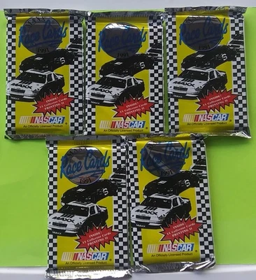 5 sealed 15-card 1991 Maxx Race Cards (All Drivers Possible) (2) - Image 1 of 4