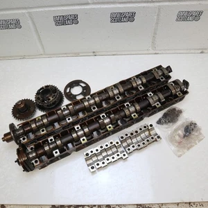 BMW E46 M54B30 3.0 330ci Pair Exhaust Inlet Camshafts & Trays M50 M52 Uprgade - Picture 1 of 24