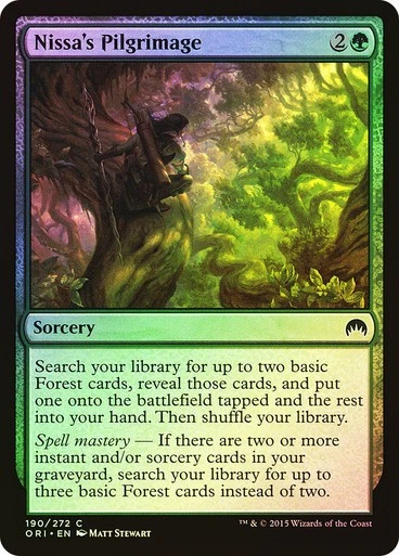 Magic The Gathering MTG NISSA'S PILGRIMAGE FOIL Magic Origins NM Near Mint - Image 1 of 1