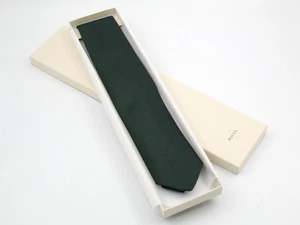 Cravatta Rolex Colore Verde Seta 100% Uomo Accessori Alta Qualità Made Italy - Imagen 1 de 5