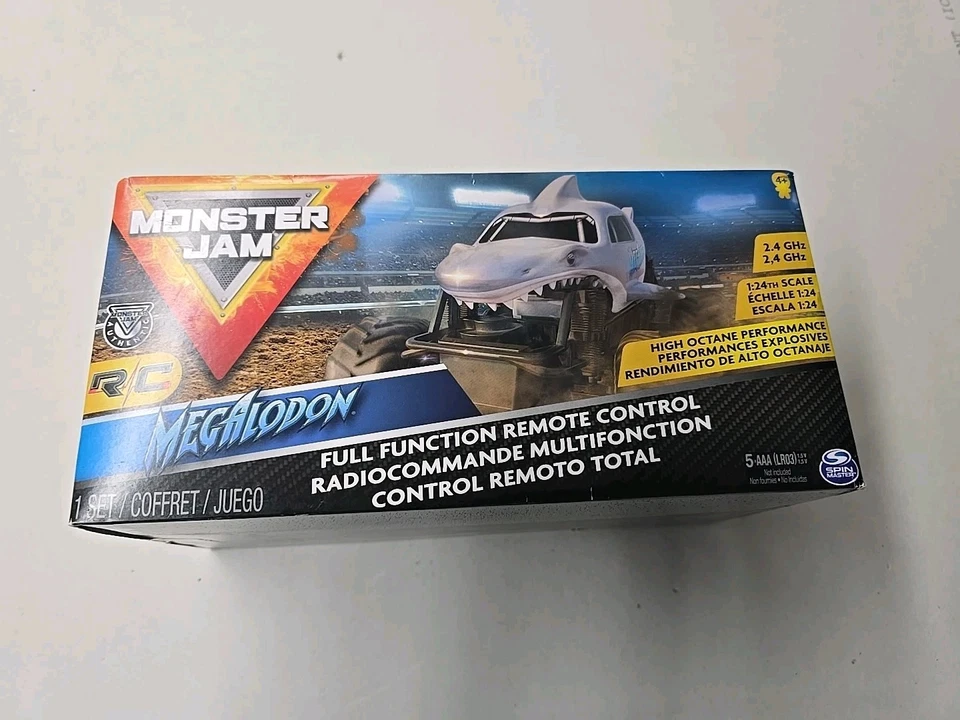 Monster Jam 6047110 Official Megalodon RC Truck 124 Scale 2.4 GHz for Ages
