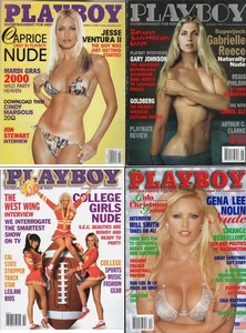 Playboy Lot Of 4 - 2000, 2001 - College Girls, West Wing Intvw, Gabrielle Reece - Picture 1 of 5