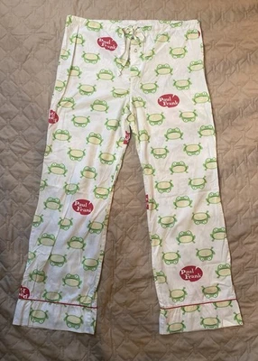 Vintage Paul Frank Y2K Frog Pajama Pants Women’s Size L - Photo 1/4